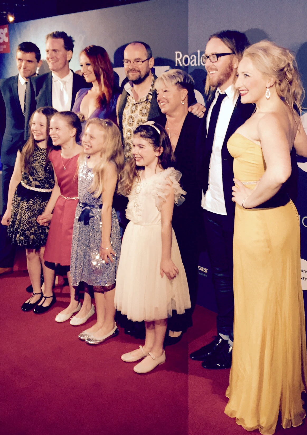 Morrissey Management's Elise McCann with Tim Minchin and the cast of Matilda The Musical Australia!